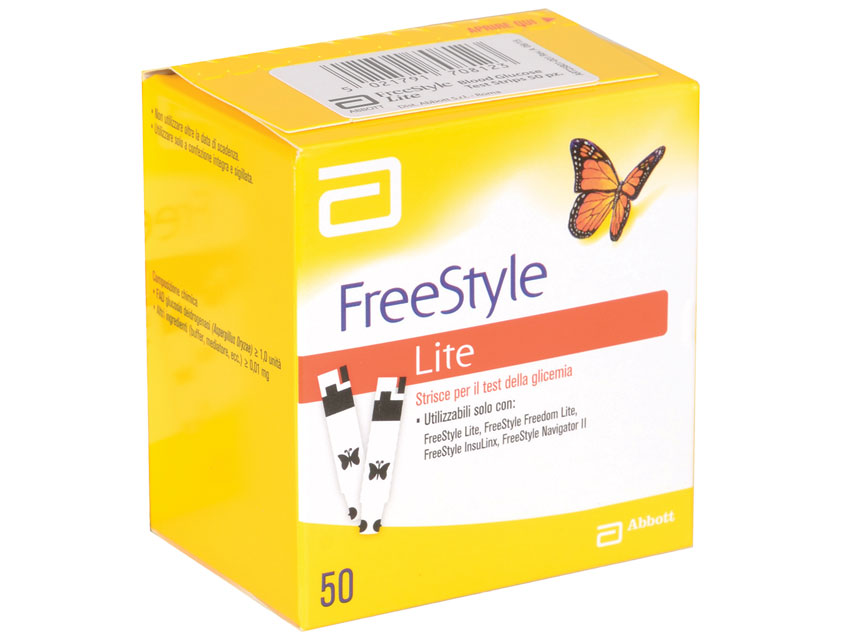 STRISCE GLUCOSIO ABBOTT FREESTYLE LITE