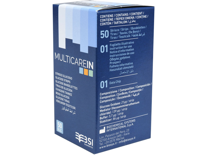 STRISCE GLICEMIA per cod. 23965/66/67, 24147/48/49, 24150/51/52/53