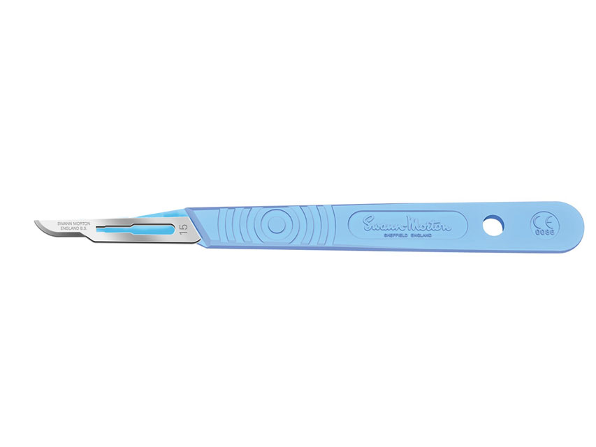 BISTURI SWANN-MORTON LAMA INOX N.15 - sterile