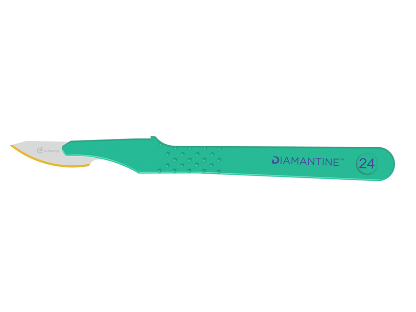 BISTURI DIAMANTINE LAMA INOX N.24 - sterile