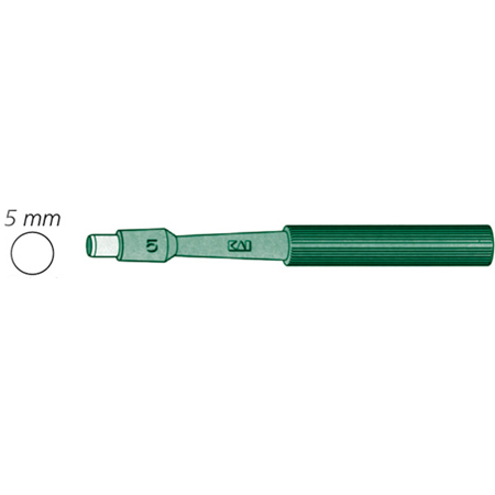 Curette Biopsia Punch monouso verde misura 5 sterile
