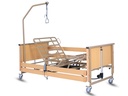 LETTO ELETTRICO A 3 MOTORI, ALTEZZA REGOLABILE 84-125 cm - 3 articolazioni - 4 sezioni
