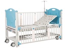 LETTINO PEDIATRICO - 2 manovelle - azzurro