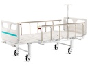 LETTO A 3 SEZIONI AD ALTEZZA VARIABILE - 2 manovelle - con ruote