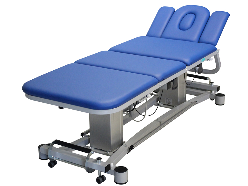 LETTO DA TRATTAMENTO A 4 SEZIONI AD ALTEZZA VARIABILE - blu