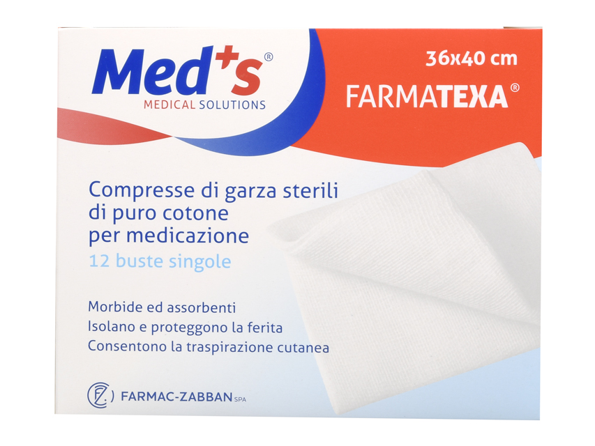 COMPRESSE GARZA COTONE 36X40 cm - scatole da 12