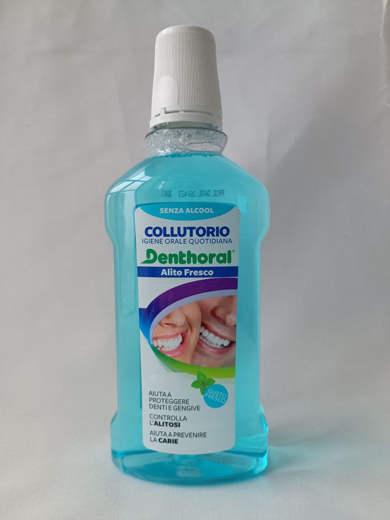 Colluttorio rinfrescante antiplacca 500 ml Denthoral