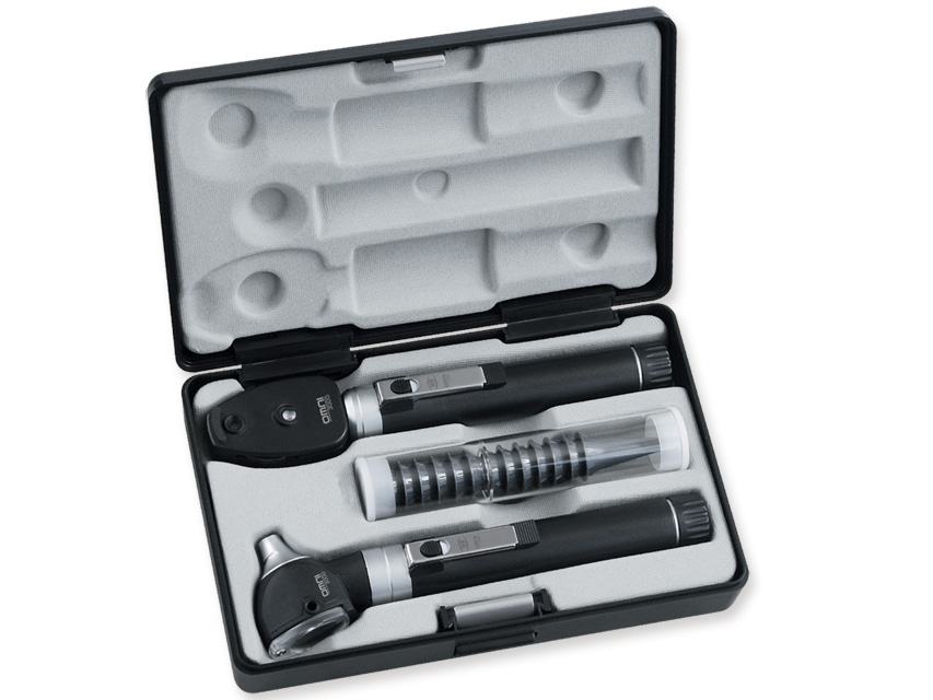 OTO-OFTALMOSCOPIO SIGMA LED con 2 manici ricaricabili, in astuccio rigido