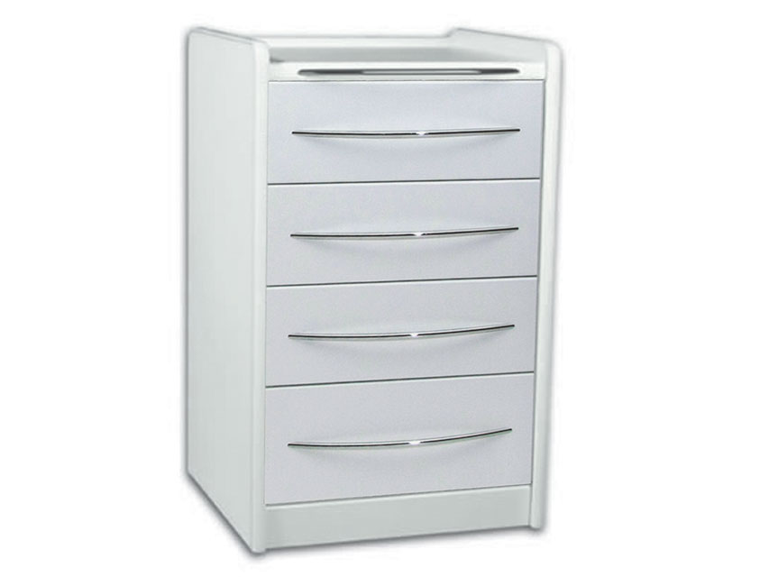 CASSETTIERA MOBILE GE416 4 cassetti 49 cm - bianca