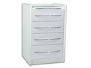 CASSETTIERA MOBILE GE416 4 cassetti 49 cm - bianca