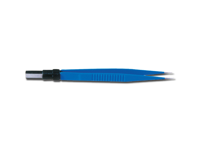 PINZA BIPOLARE RETTA 15 cm - punte rette 0,5 mm