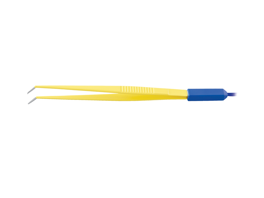 PINZA RETTA MONOUSO 15 cm con cavo 3 metri - punta angolata 1,0 mm
