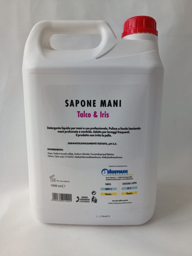 Sapone liquido Talco & Iris 5 kg