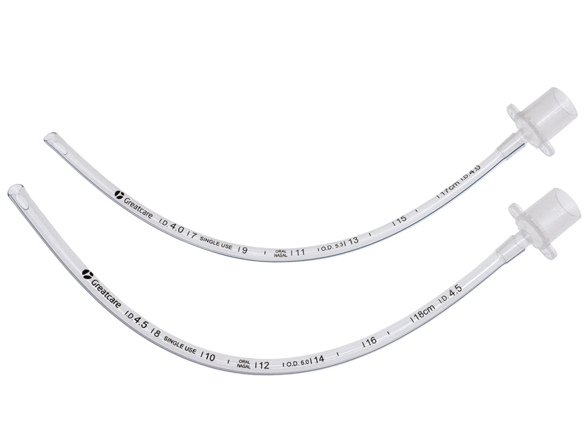 CANNULA ENDOTRACHEALE SENZA CUFFIA diametro 4 mm