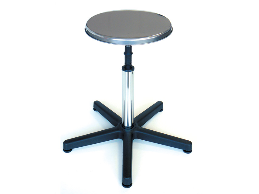 SGABELLO - sedile inox con piedini