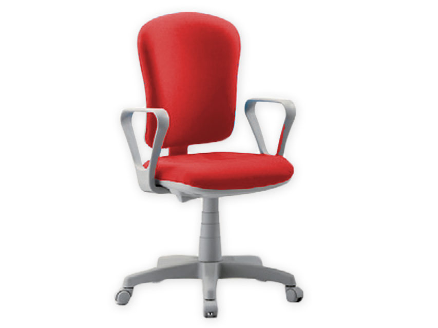 SEDIA VARESE CON BRACCIOLI - tessuto - rosso
