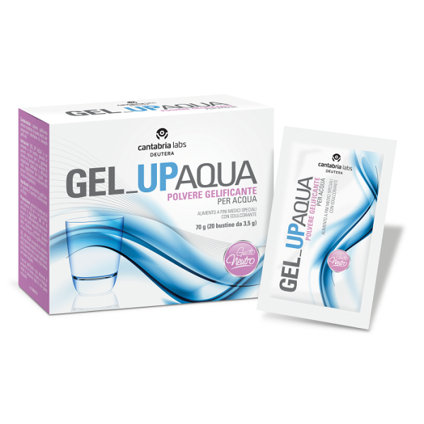 Gel Up Aqua polvere gelificante in buste da 3,5 gr gusto neutro

