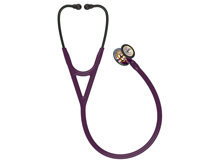 LITTMANN CARDIOLOGY IV - 6239 - prugna - finiture arcobaleno brillanti - conn. viola