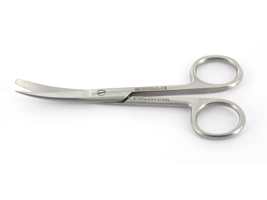 FORBICI CURVE - punte alterne - 18 cm