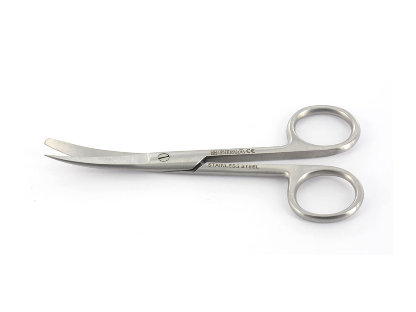 FORBICE CURVA punte alterne - 14,5 cm