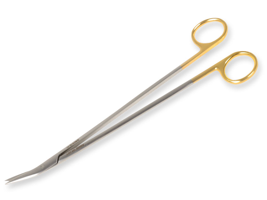 FORBICI DEBAKEY POTTS SMITH C.T.-23 cm- ang.25°