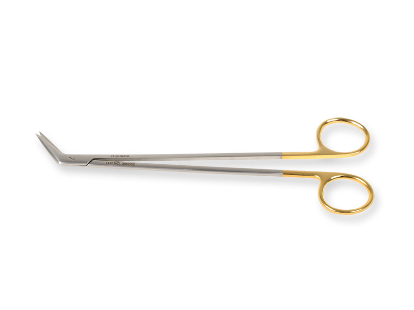 FORBICI DEBAKEY POTTS SMITH C.T.-19 cm- ang.60°