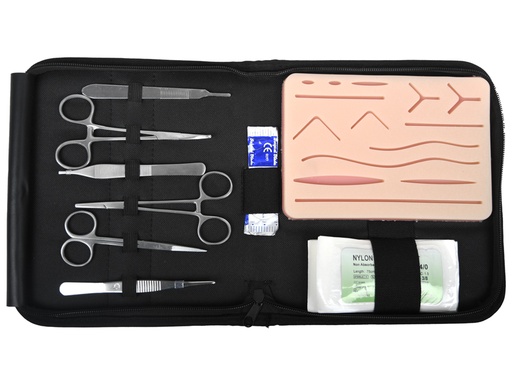 [GM-31479] KIT ESERCITAZIONE SUTURA (pad + strumenti + suture)