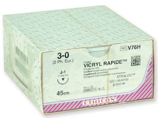 [GM-31617] SUTURA ASSORBIBILE ETHICON VICRYL RAPID - 3/0