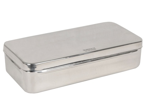 [26655] SCATOLA ACCIAIO INOX 25x12x6 cm