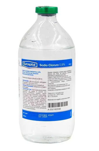 [SDF03053] Soluzione fisiologica 0,9% sodio cloruro fl.plastica ml.500
