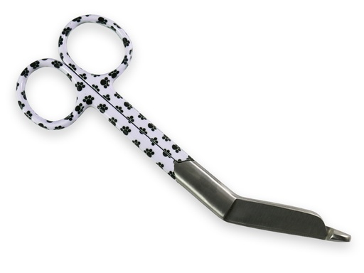 [GM-31884] FORBICI PER BENDE - fantasia orme - 14 cm