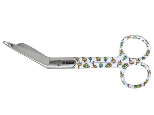 [GM-31886] FORBICI IN ACCIAIO INOX PER BENDE - fantasia bruco - 14 cm