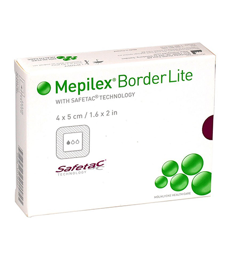 [DMM02069] Mepilex Border Flex Lite medicazione assorbente sottile schiuma poliuretano 10 x
