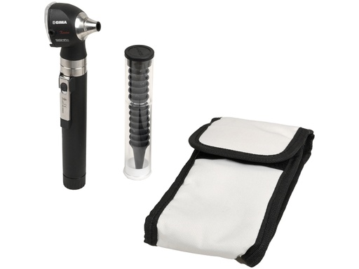 [31676] Otoscopio a fibre ottiche SIGMA-2,5V-xenon/alogeno-in bustina - col.nero
