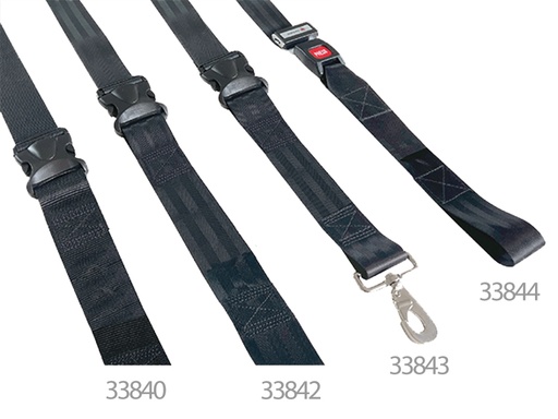 [GM-32219] CINTURA DI SICUREZZA B9 - poliestere nero - fibbia in metallo disponibile settembre 2024