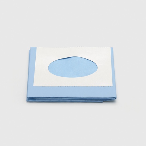 [MGI01245] Telo chirurgia oftalmica sterile 75x100cm foro ovale 9x11cm c/inc.film e tasca