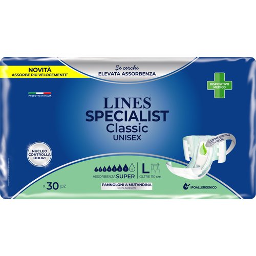 [MGI03131] Pannolone mutandina Lines Specialist Super tg.M
