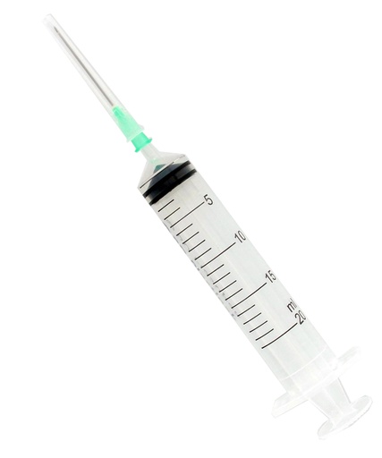 [DMM04030] Siringa cc 10 con ago g21 cono luer eccentrico
