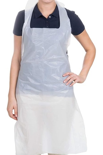 [MGI01212] Grembiule bianco LDPE 70x120cm