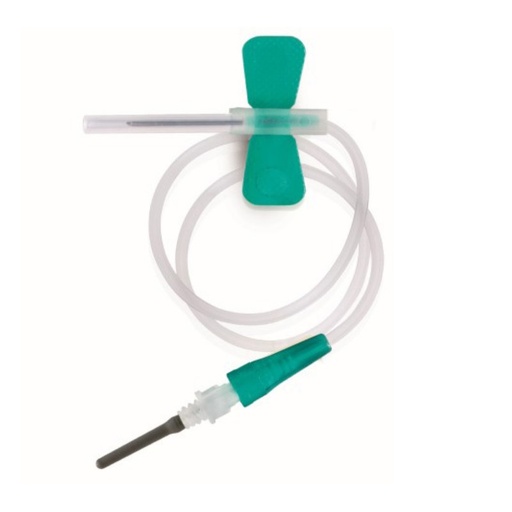 [DMM04186] Set prelievo ago a farfalla c/sistema di protezione e adattatore luer G21
