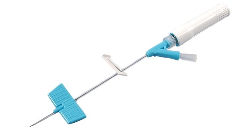 [DMM09152] Saf T-Intima catetere ad y 2 vie 22 g blu
