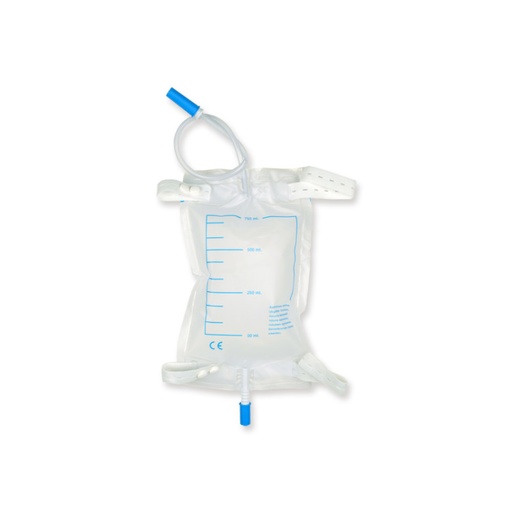 [DMM07023] Sacca gambale sterile 750 ml tubo 35 cm
