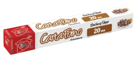 [MCP08001] GARA Carta forno ROLL330 rotolo 50 mt astucciata