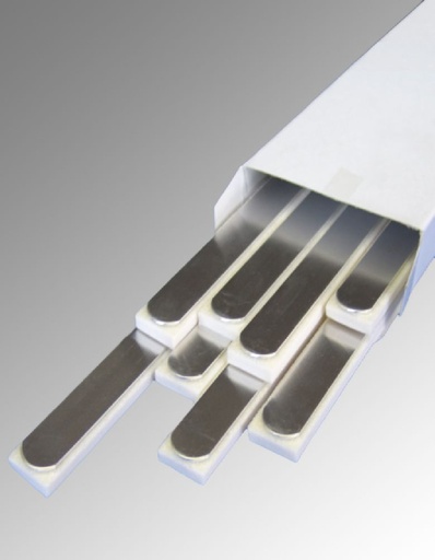 [MORAC547] Stecche dita alluminio / spugna 2,5 x 50 cm C