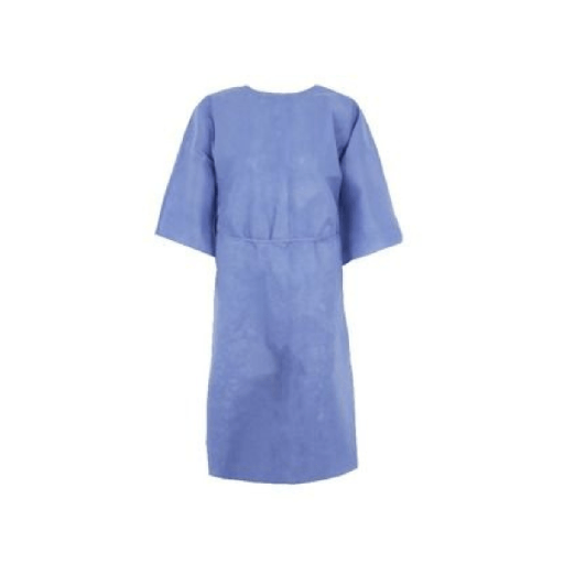 [MGI01216] Camice mezza manica in sms blu 115x137cm 40gr/mq