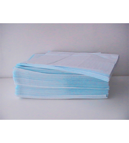 [IGP02063] Manopola politenata monouso spunlace+PE 16x22cm  NR