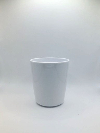 [MCP08166] Bicchiere in melamina bianco