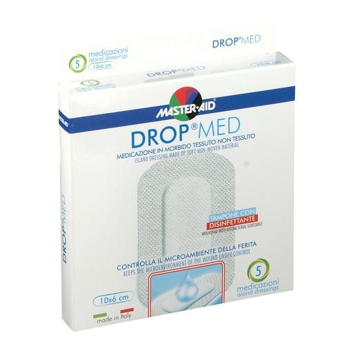 [DMM01372] Cerotto adesivo sterile 10 x 6 cm Master-Aid Drop