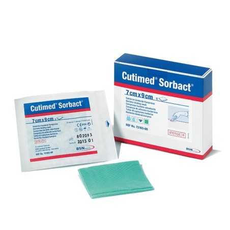 [DMM01380] Cutimed Sorbact garze 7cm x 9 cm  (conf.40pz)