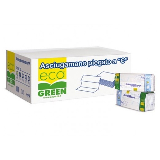 [MCP01012] Asciugamano piegato a c carta ecologica